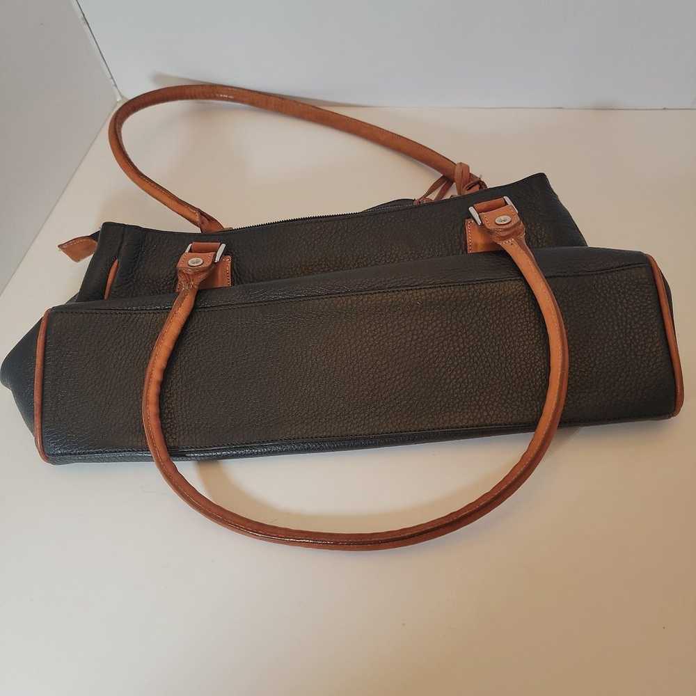 Genuine leather Petusco hand bag purse made in Sp… - image 5