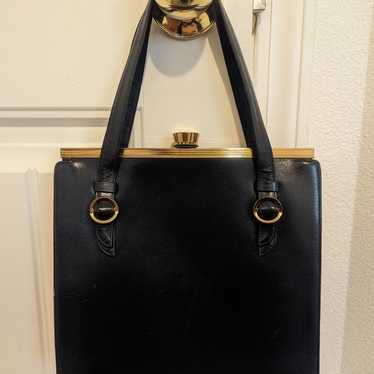 1940s Elegance Evans leather purse