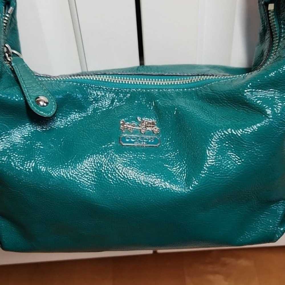 Vintage Coach 14323 Patent Leather Shoulder Bag - image 4