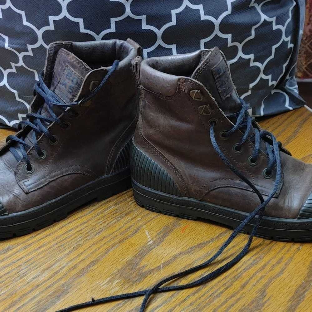 Reebok (Pre Wal-Mart) "Boks" Leather Rubber Cap T… - image 3