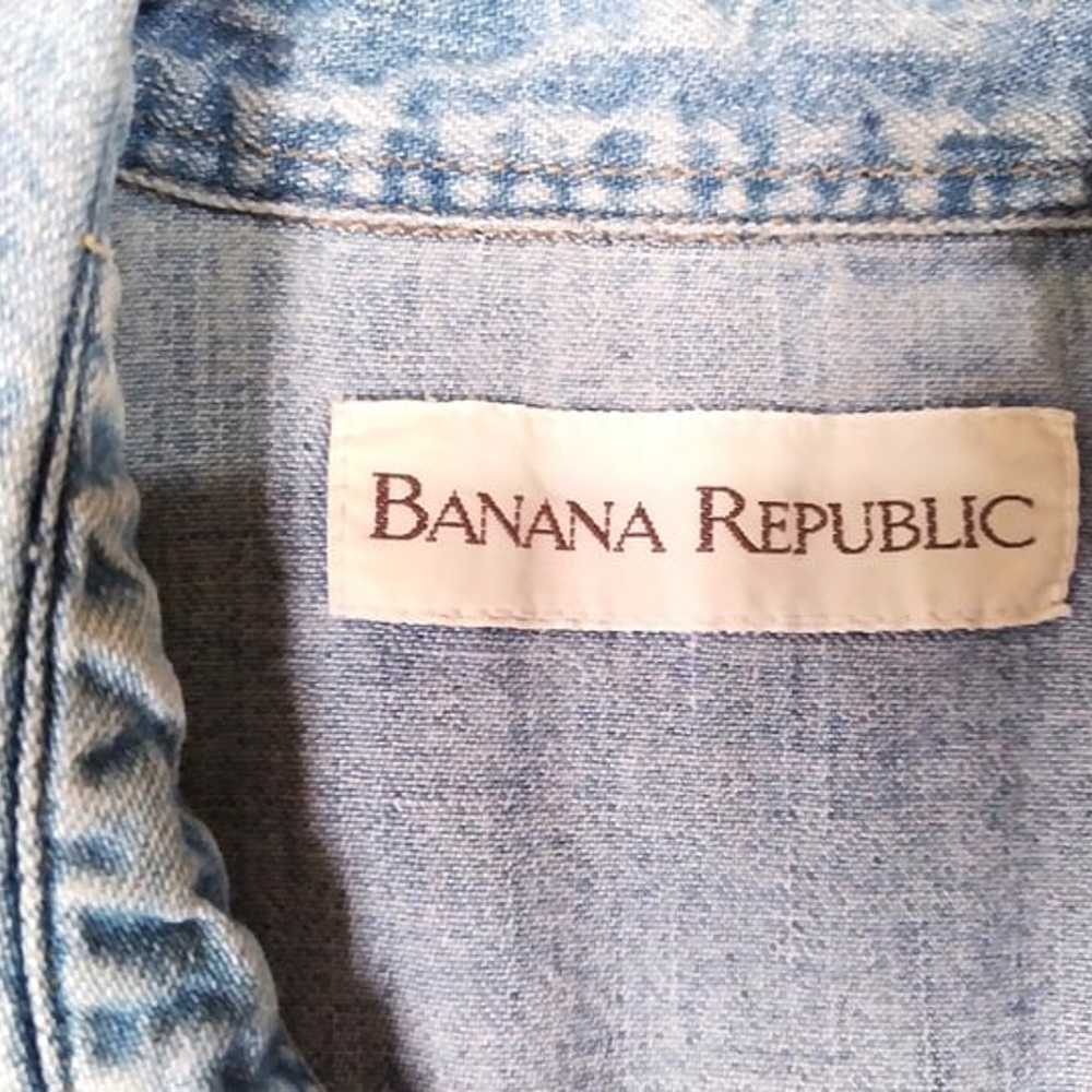 Vintage Banana Republic Women's Size Small Denim … - image 3
