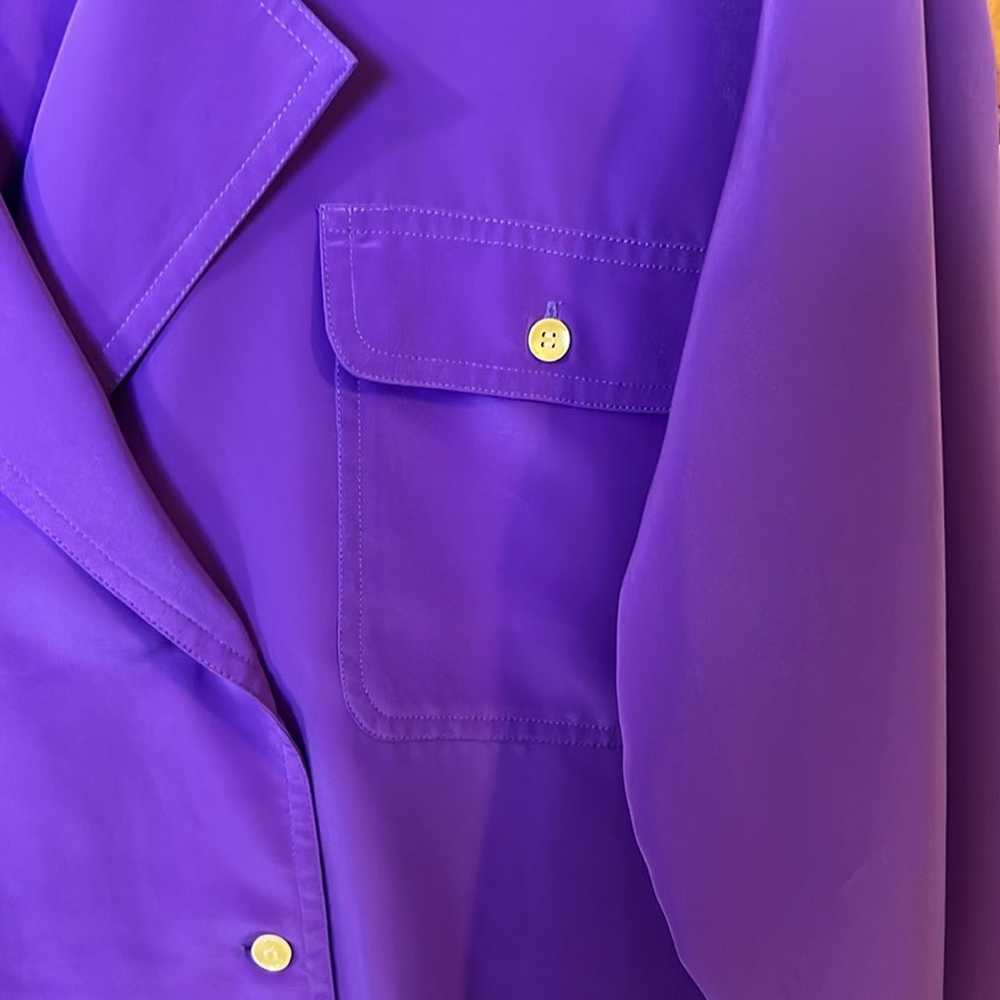 VINTAGE Purple Blouse - image 5