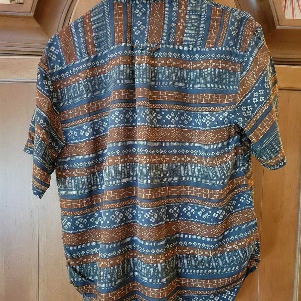 Vintage Woman's  100% Silk Bogari Blouse Medium - image 4