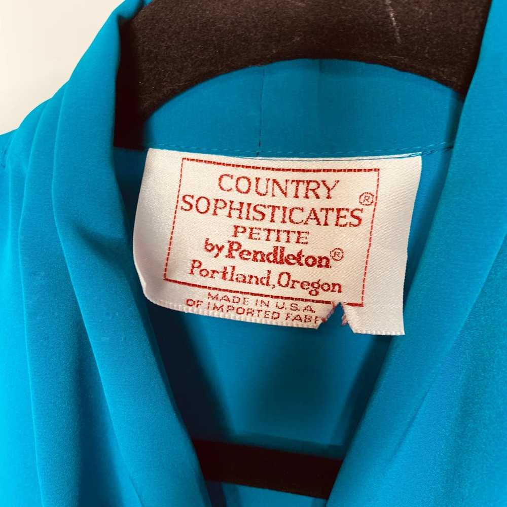 Country Sophisticates Pendelton Turquoise Silky B… - image 6