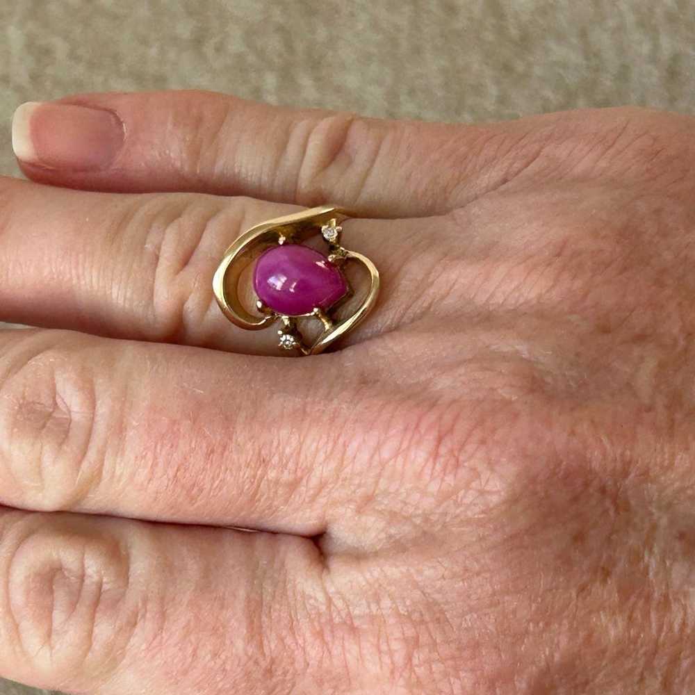 Celeste' 3.73ct Pink Star Sapphire & Diamond Rose Gold Ring | Jason Ree –  Jason Ree Design