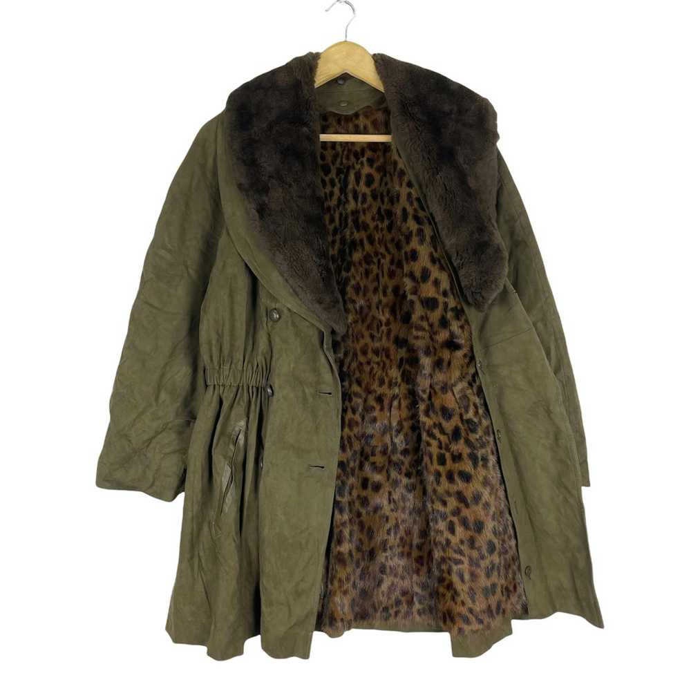 Kenzo × Mink Fur Coat 🔥KENZO PARIS LEOPARD FAUX … - image 1