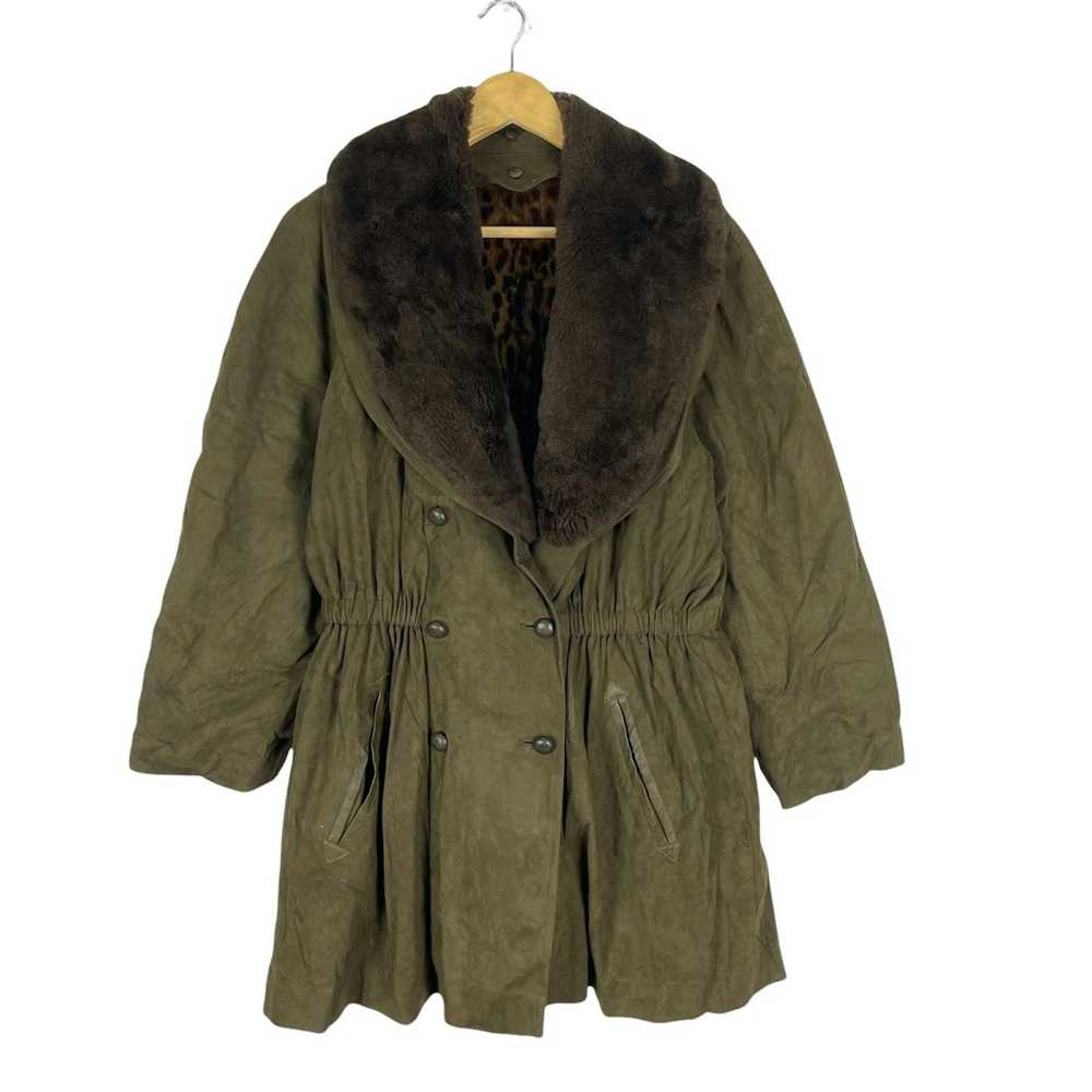 Kenzo × Mink Fur Coat 🔥KENZO PARIS LEOPARD FAUX … - image 2