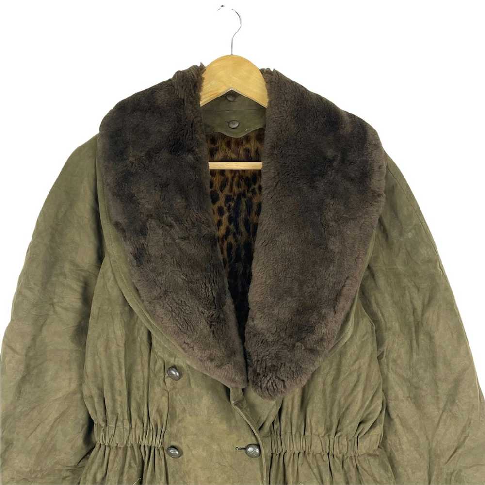 Kenzo × Mink Fur Coat 🔥KENZO PARIS LEOPARD FAUX … - image 3