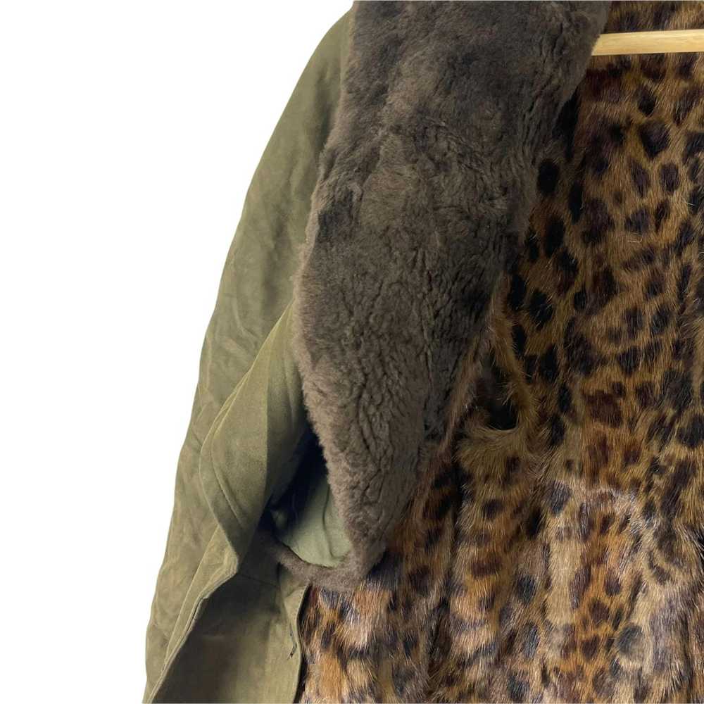 Kenzo × Mink Fur Coat 🔥KENZO PARIS LEOPARD FAUX … - image 5