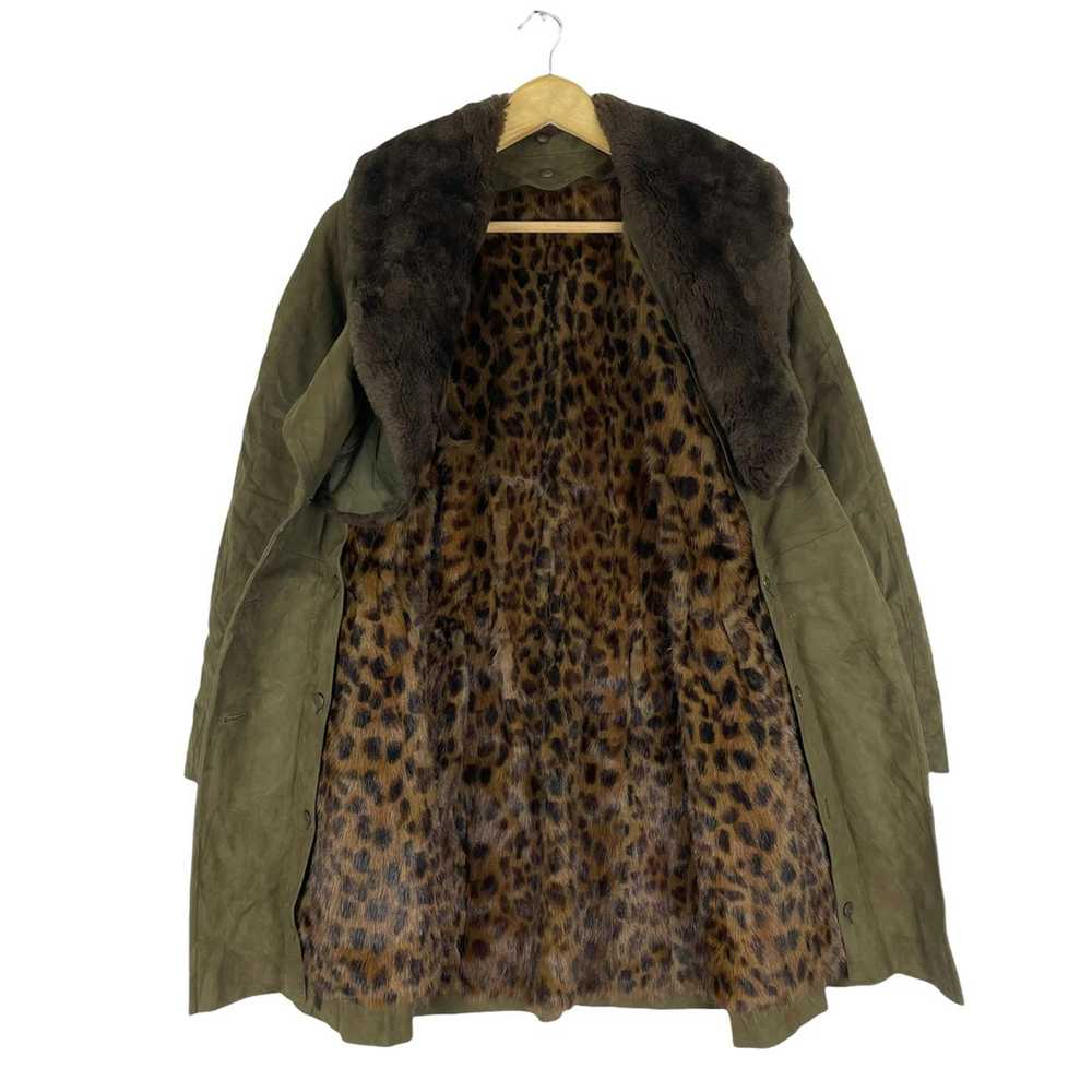 Kenzo × Mink Fur Coat 🔥KENZO PARIS LEOPARD FAUX … - image 6