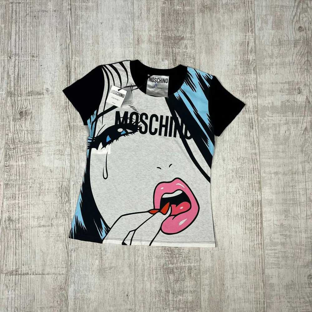 Designer × Moschino × Streetwear Crazy T-Shirt Mo… - image 1