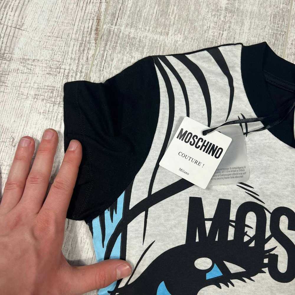 Designer × Moschino × Streetwear Crazy T-Shirt Mo… - image 4