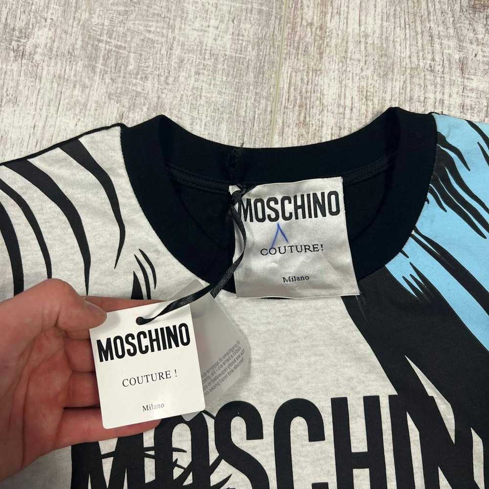 Designer × Moschino × Streetwear Crazy T-Shirt Mo… - image 5