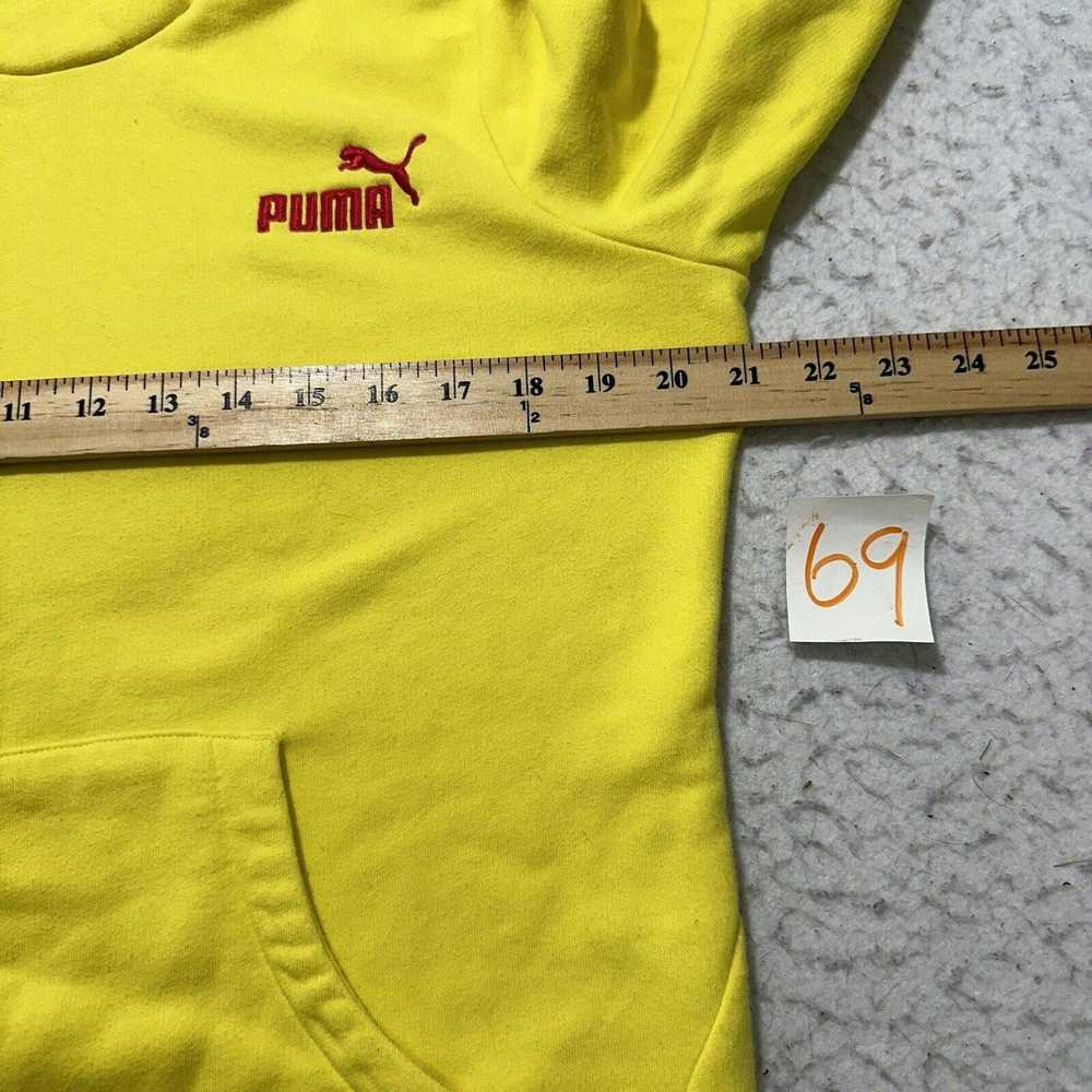 Puma PUMA XL Slim Fit Hoodie Bright Yellow Pullov… - image 8