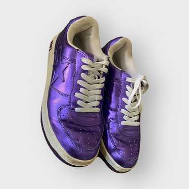 Bape 2009 Bapsta Purple METALLIC Foil Sneakers