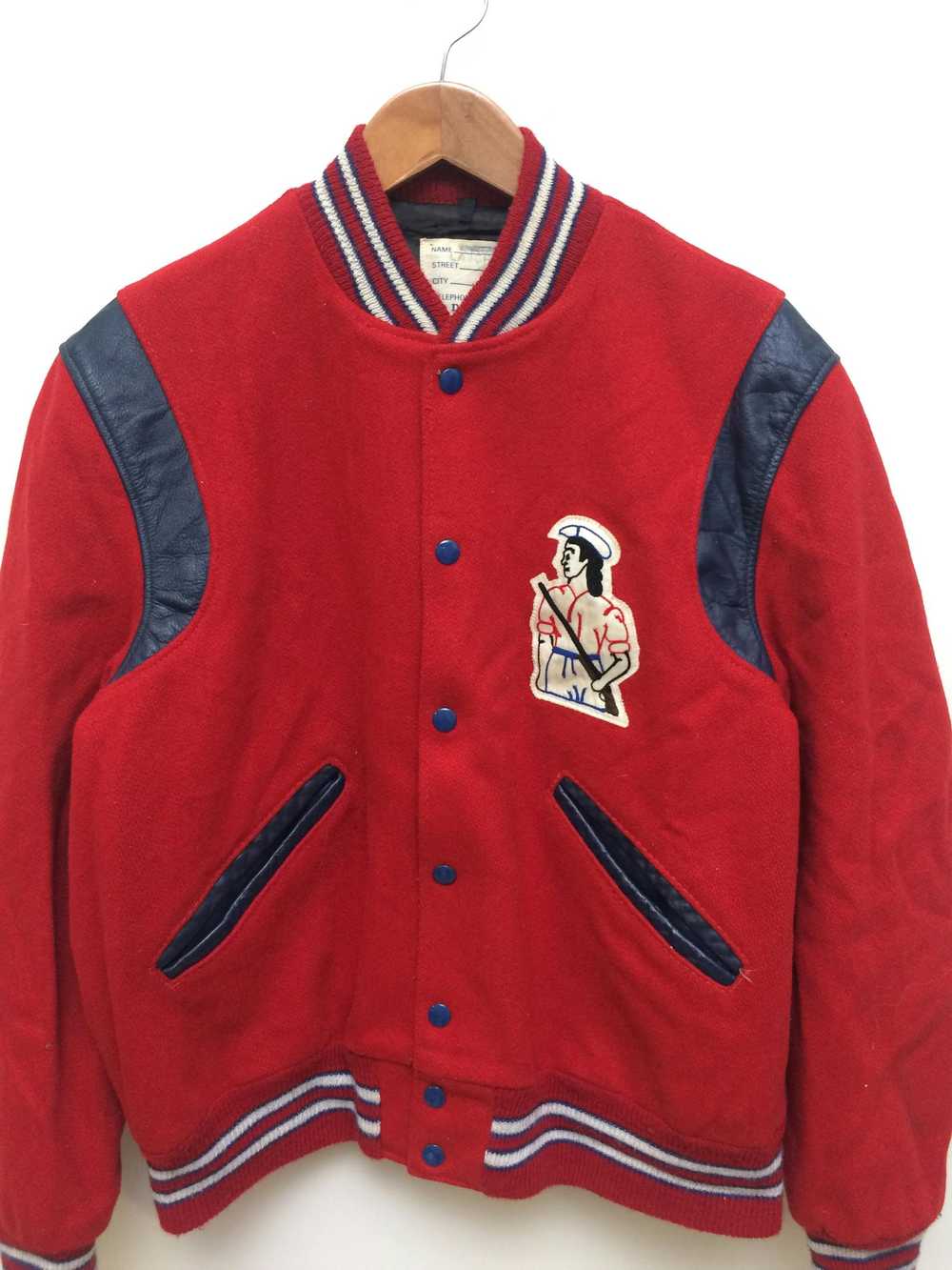 Delong × Varsity Jacket × Vintage Vintage Delong … - image 2