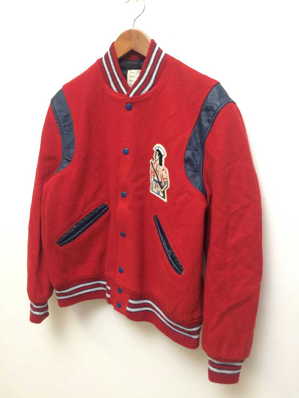 Delong × Varsity Jacket × Vintage Vintage Delong … - image 3