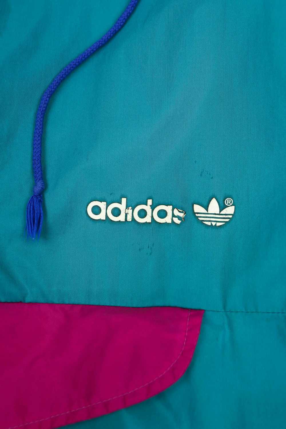Adidas × Vintage Adidas Vintage 80s Turquoise Nyl… - image 8