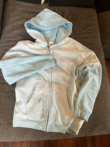 Streetwear Mooji Mooji zip up baby blue hoodie Lar