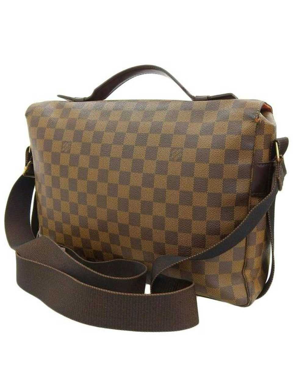 Louis Vuitton Designer Damier Ebene Shoulder Bag - image 2