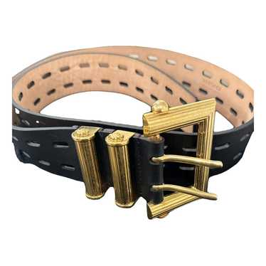 GIANNI. VERSACE. ベルト GIANNI VERSACE dual tone belt black studded Medusa head 80