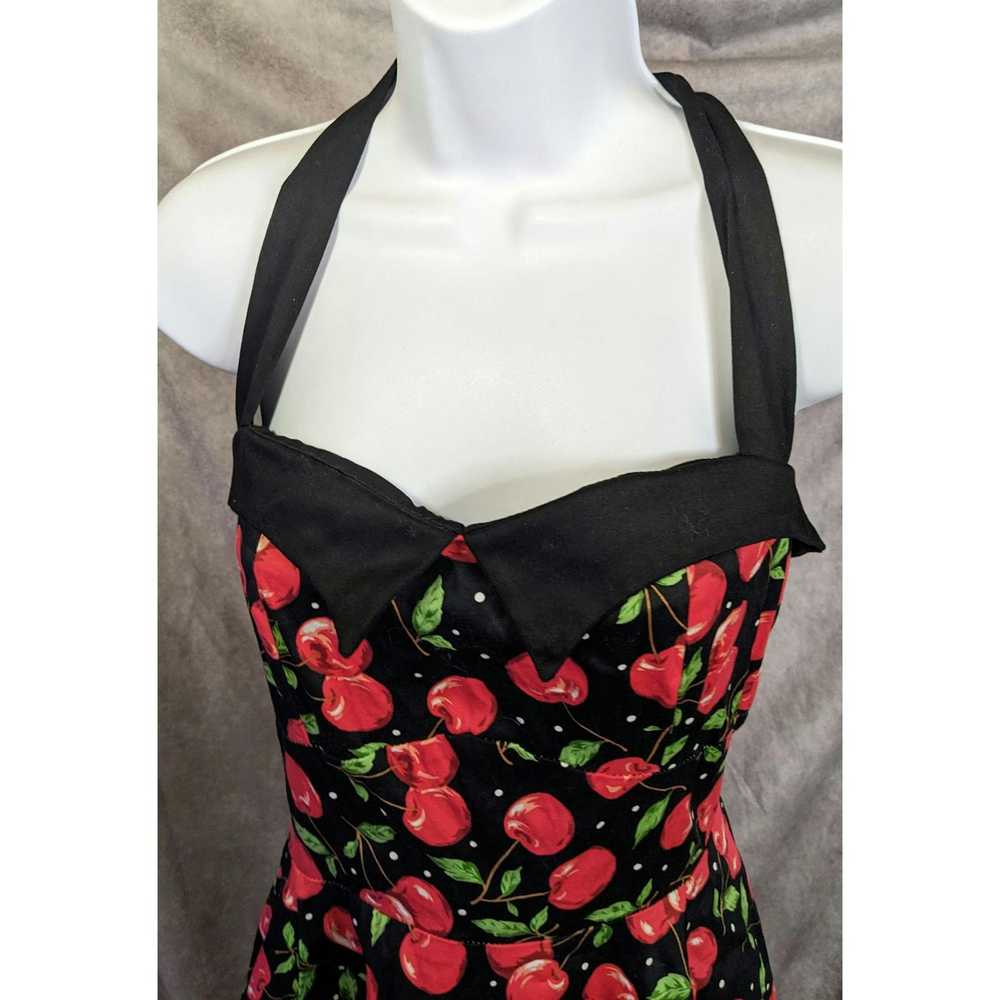 Other Jolie Moi Cherry Pinup Rockabilly Halter Dr… - image 9