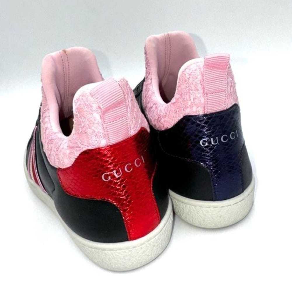 Gucci Pony-style calfskin trainers - image 3