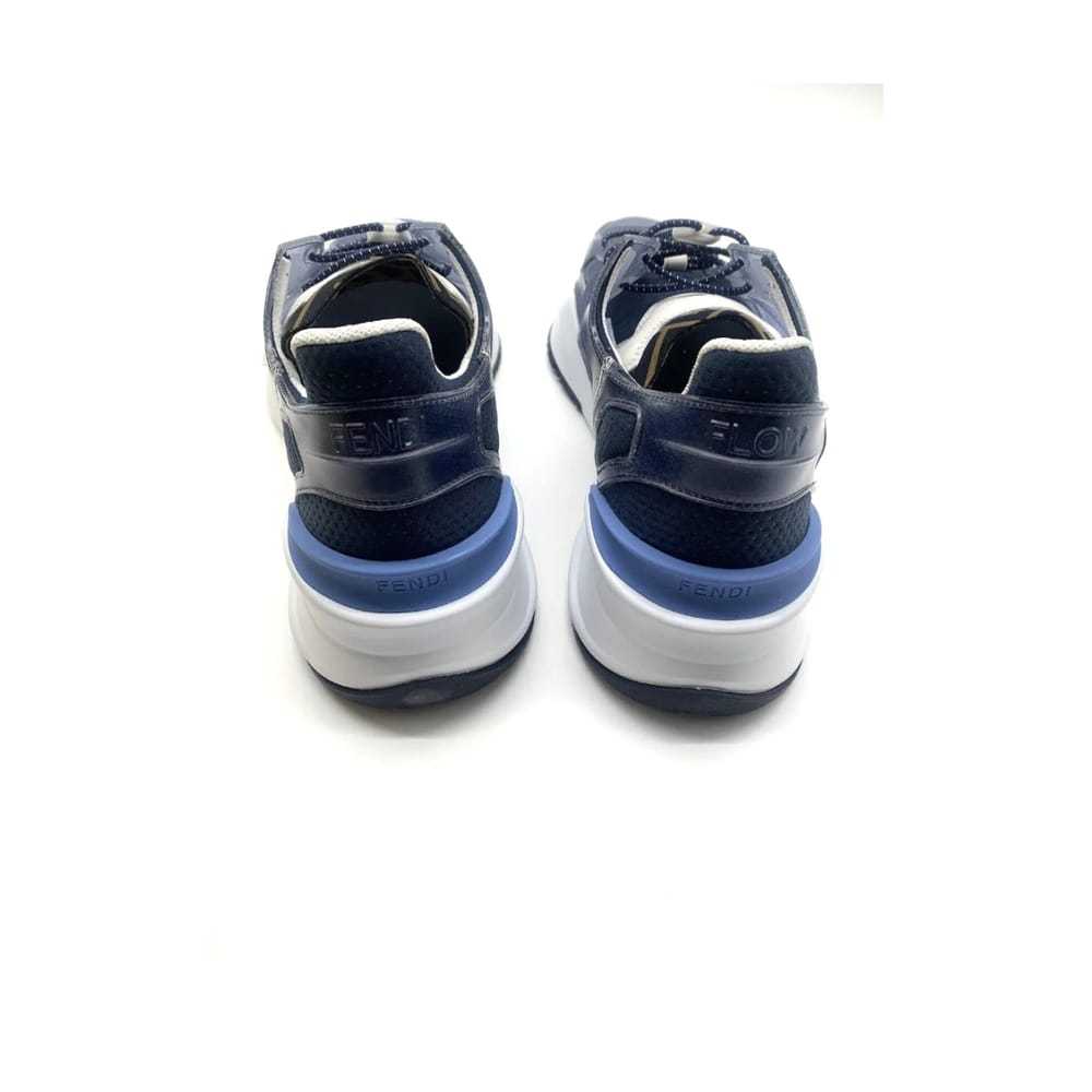 Fendi Leather low trainers - image 3