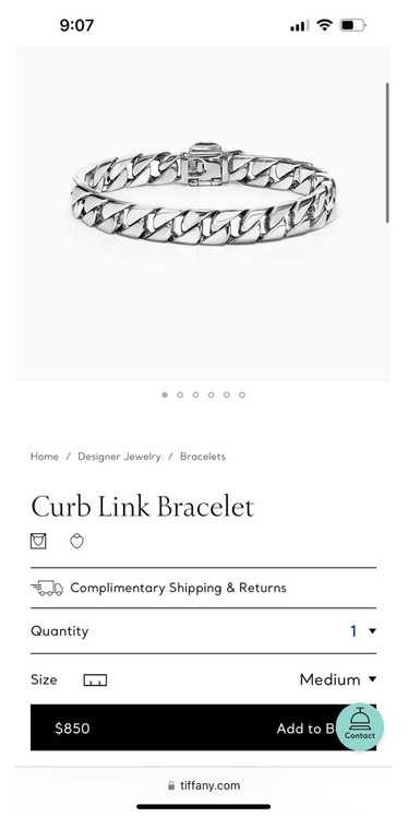 Tiffany & Co. Tiffany Cuban Link Bracelet