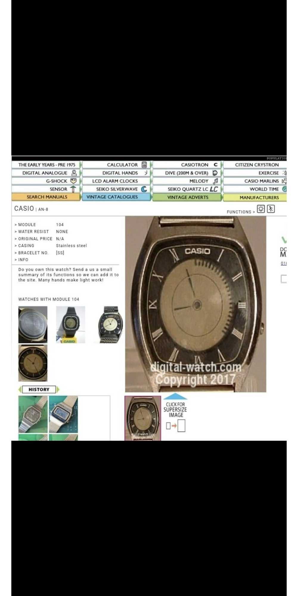 Casio × Very Rare × Vintage 🔥Very Rare🔥Vintage … - image 3