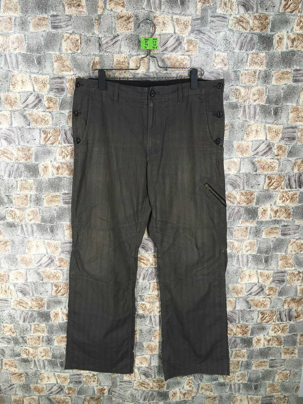 PPFM PPFM Japan Cargo Pants Loose Wide Leg Milita… - image 1