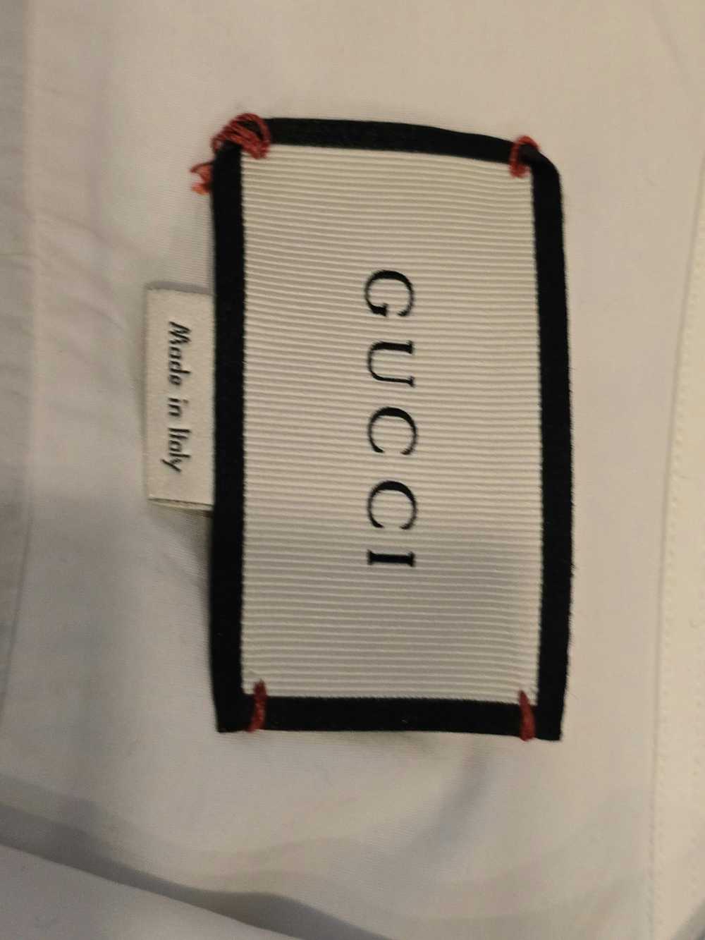 Gucci Gucci Men's White Fit Red Green Epaulet Mil… - image 2