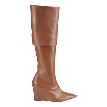 Bettina Vermillon Leather boots