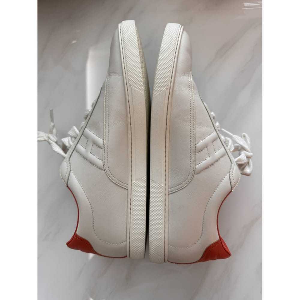 Hermès Quicker leather trainers - image 2