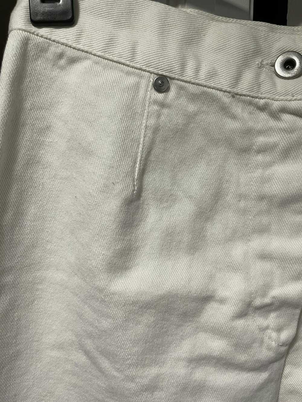 Miu Miu Vintage wide leg no pocket jeans - image 3