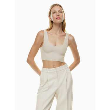 Babaton SCULPT KNIT CROPPED HALTER TOP