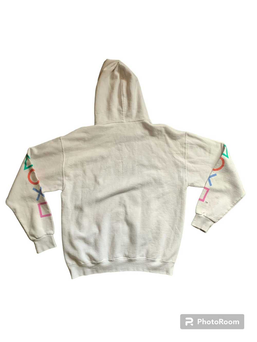 Streetwear × Vintage PlayStation hoodie (white) - image 3