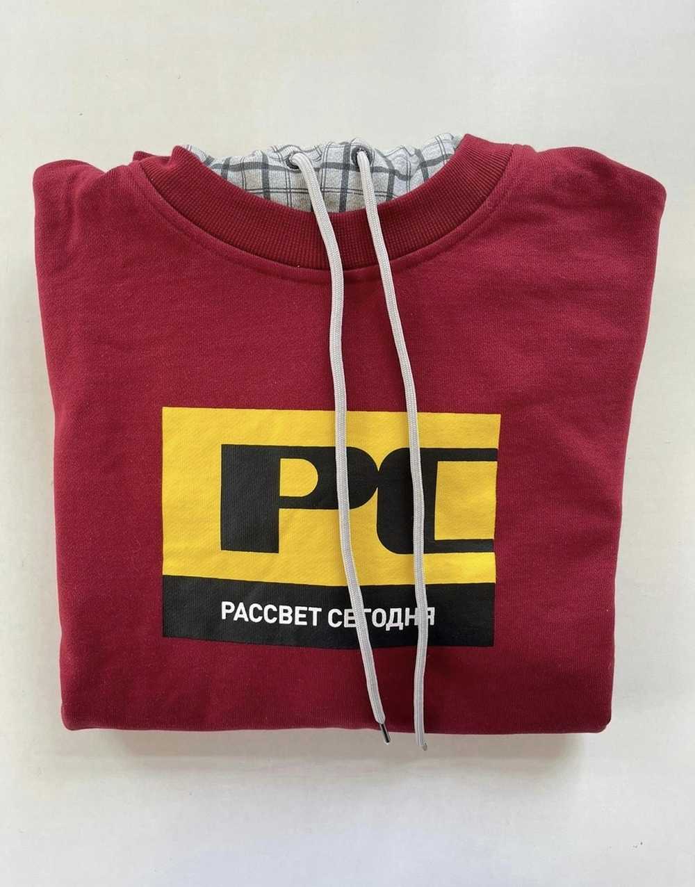PACCBET Rassvet Checked Hood Popover hoodie - image 3