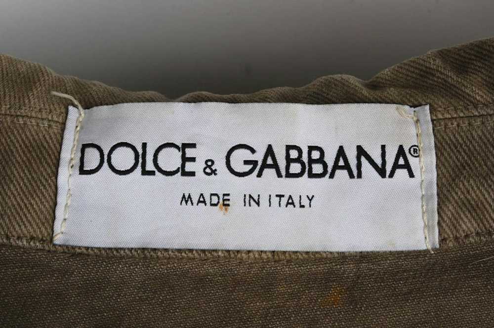 Dolce & Gabbana Vintage Denim Distressed Elements… - image 6