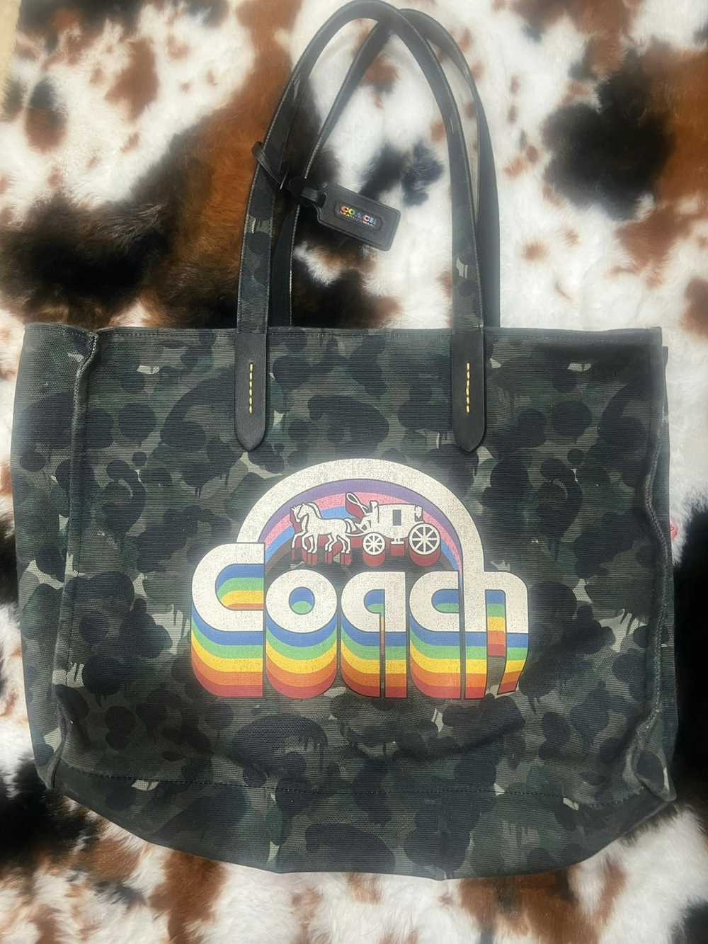 Coach Coach Rainbow Tote - Gem