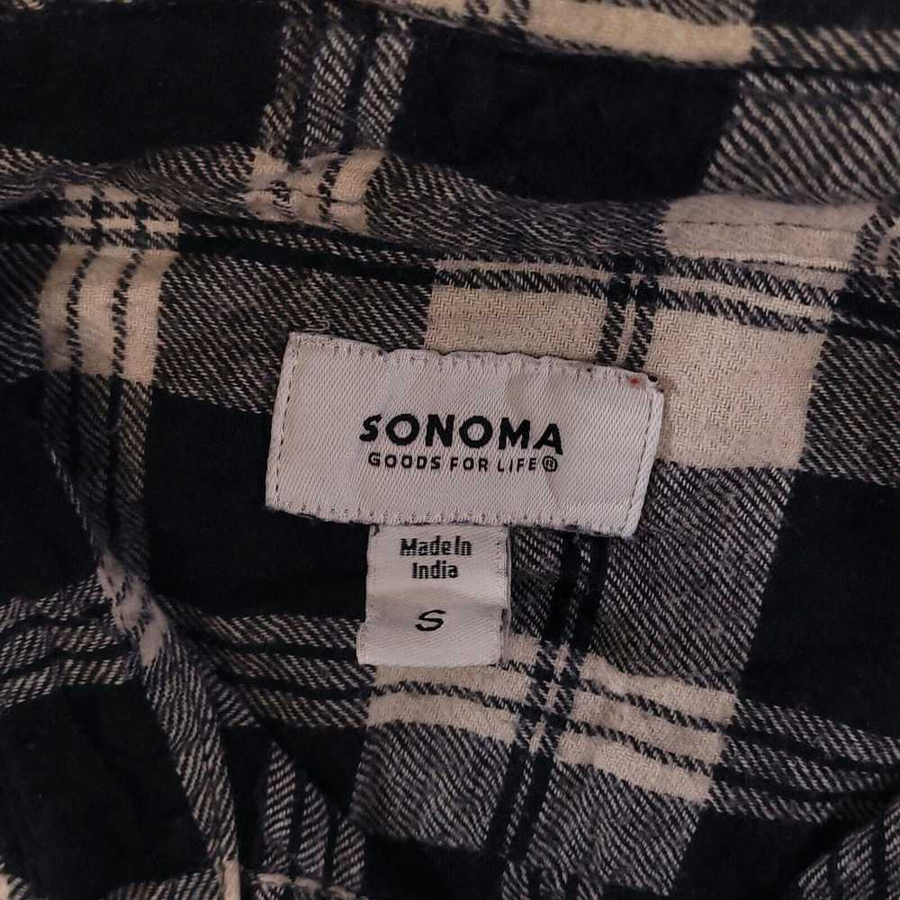 Sonoma Sonoma Tartan Flannel Shirt Mens Size Smal… - image 3