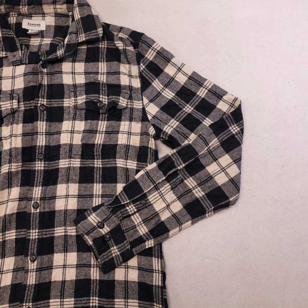 Sonoma Sonoma Tartan Flannel Shirt Mens Size Smal… - image 5