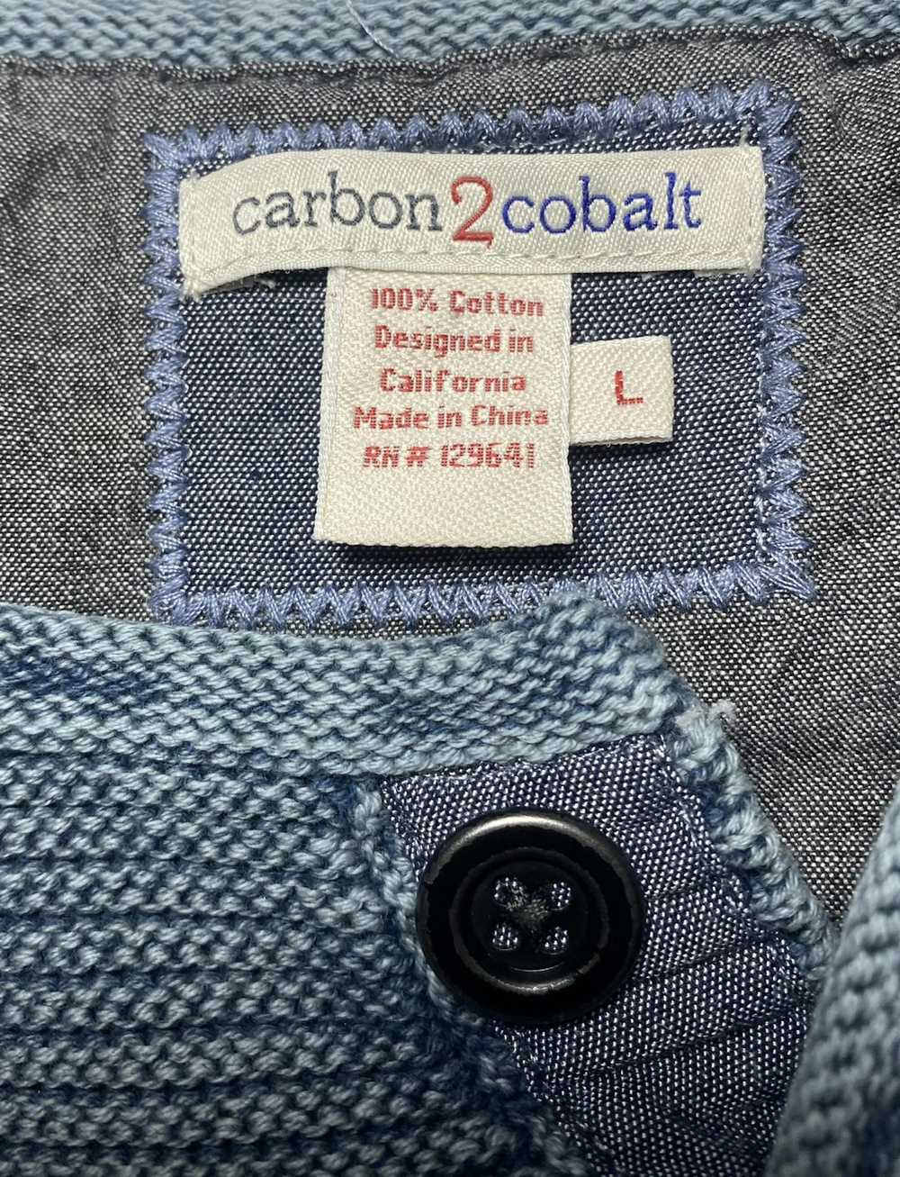 Carbon Carbon 2 Cobalt Sweater Men Large Blue Hen… - image 2