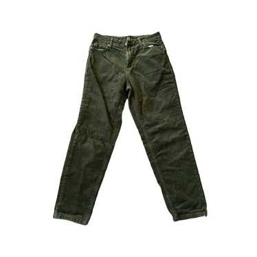 Urban Outfitters BDG Mom High-Rise Forest Green Corduroy Pants Size 28