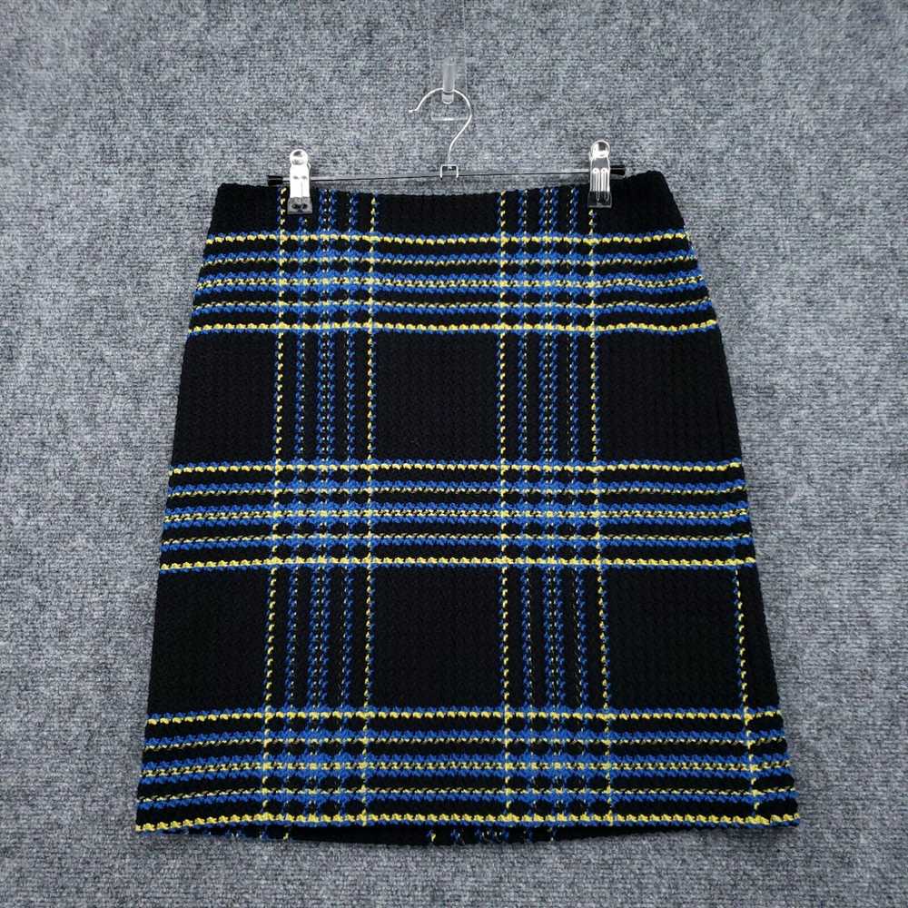 Vintage J. McLaughlin Skirt Womens 4 Black A-Line… - image 1