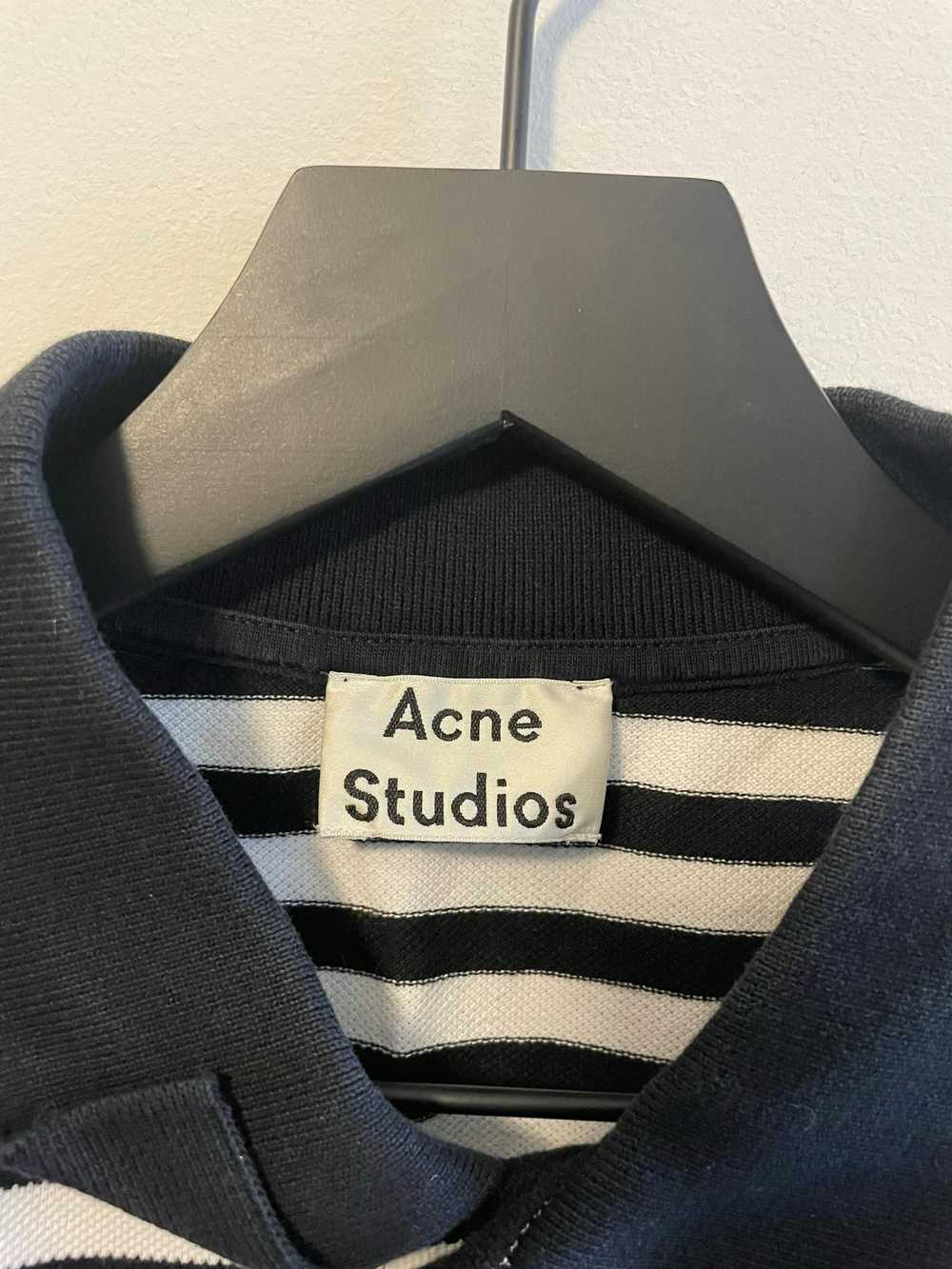 Acne Studios Acne Studios Kolby Stripes Paw Pique… - image 3