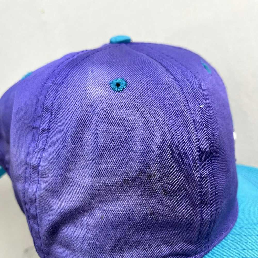 NBA × Vintage Vintage Charlotte Hornets Hat Snapb… - image 7