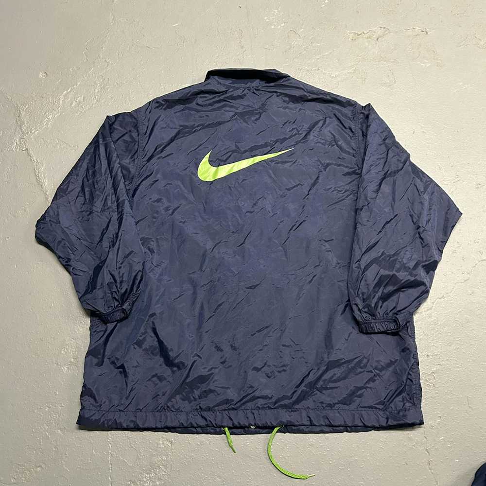 Nike Navy 90’s Vintage Nike Windbreaker Jacket Se… - image 2