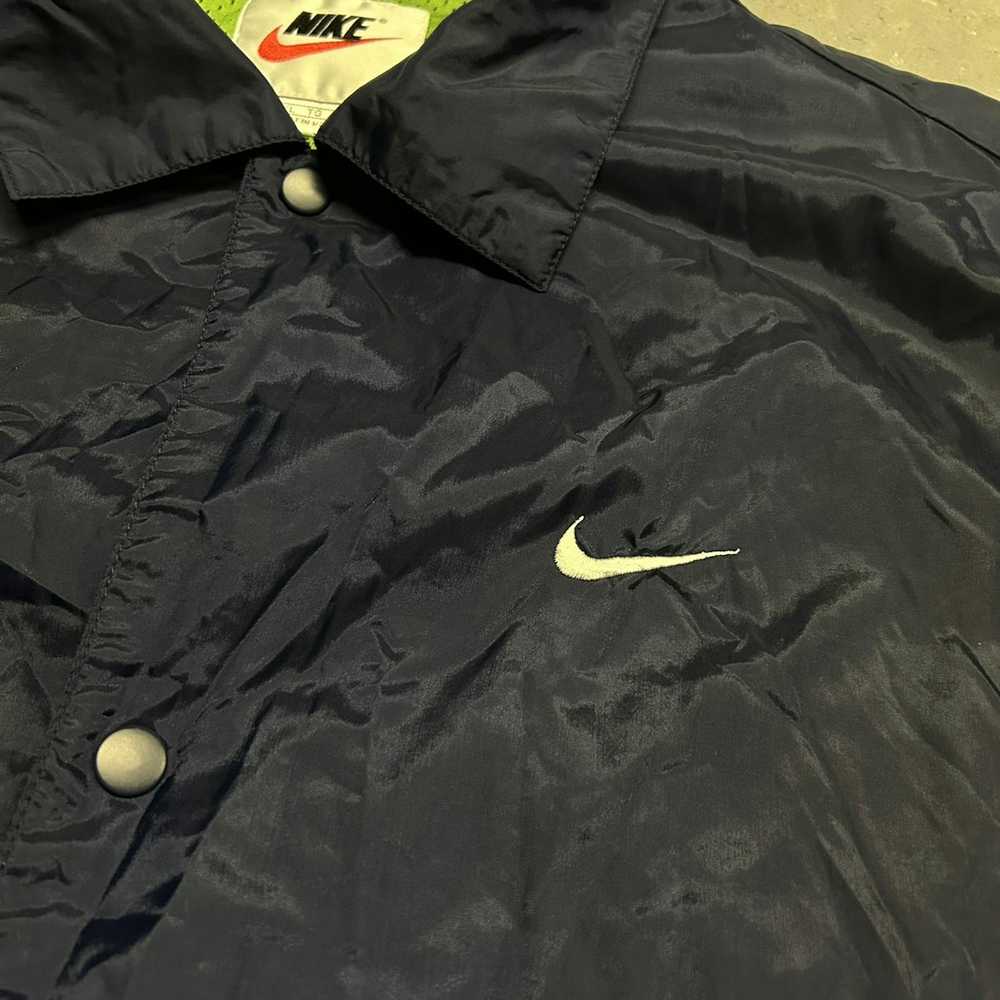 Nike Navy 90’s Vintage Nike Windbreaker Jacket Se… - image 3
