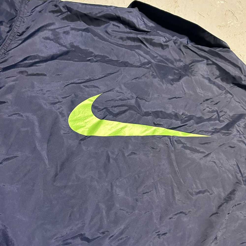 Nike Navy 90’s Vintage Nike Windbreaker Jacket Se… - image 4